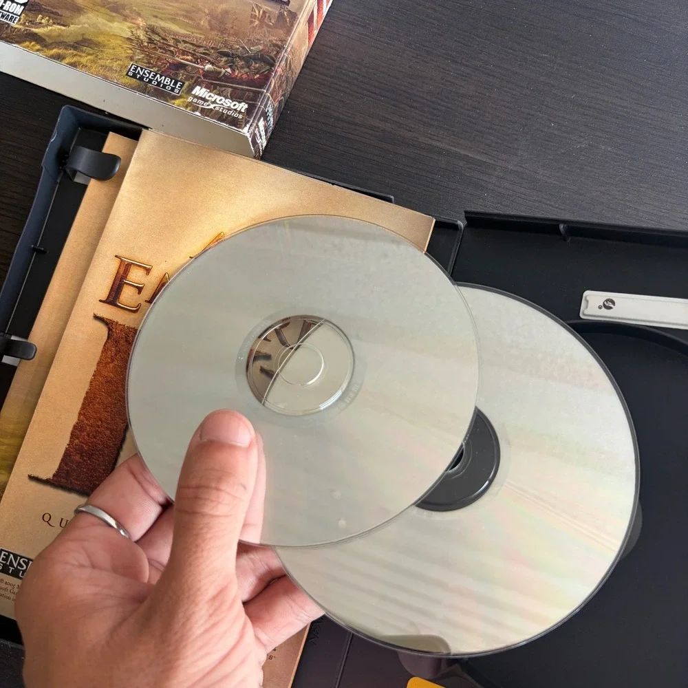 Age of Empires III 3 PC CD-ROM 2005 Big Box Microsoft Ensemble Studios RTS Game